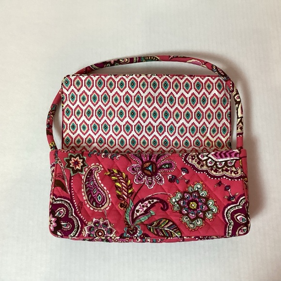 Vera Bradley "Call Me Coral" Knot Just A Clutch Shoulder Bag. - Picture 9 of 13